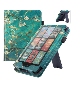 Чохол Vertical Leather Stand для Amazon Kindle Paperwhite 12th Gen / Colorsoft 7.0" Almond Blossom