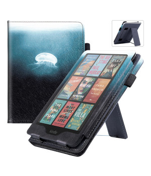 Чохол Vertical Leather Stand для Amazon Kindle Paperwhite 12th Gen / Colorsoft 7.0" Jellyfish