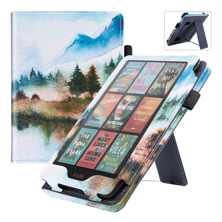 Чехол Vertical Leather Stand для Amazon Kindle Paperwhite 12th Gen / Colorsoft 7.0" Landscape