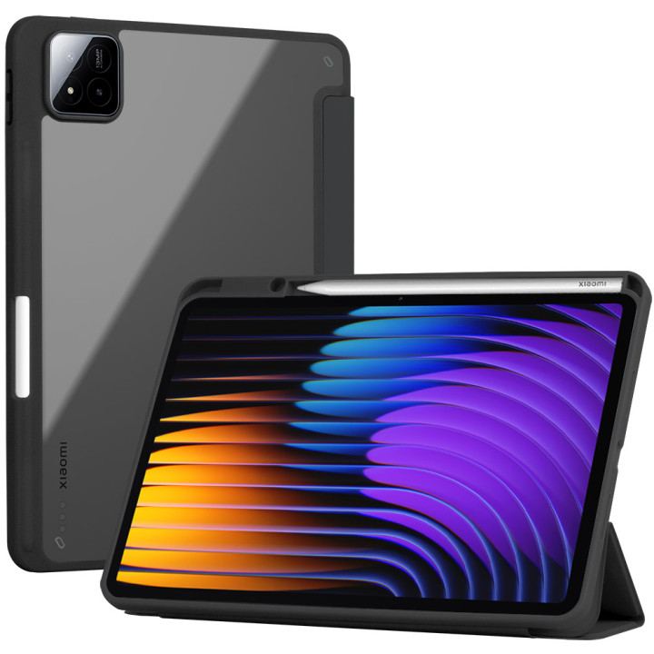 Чехол Galeo Hybrid Case with Stylus Holder для Xiaomi Pad 7 / Pad 7 Pro 11.2" Black