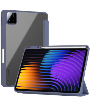 Чехол Galeo Hybrid Case with Stylus Holder для Xiaomi Pad 7 / Pad 7 Pro 11.2" Heather Grey