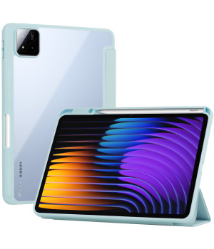 Чехол Galeo Hybrid Case with Stylus Holder для Xiaomi Pad 7 / Pad 7 Pro 11.2" Light Blue