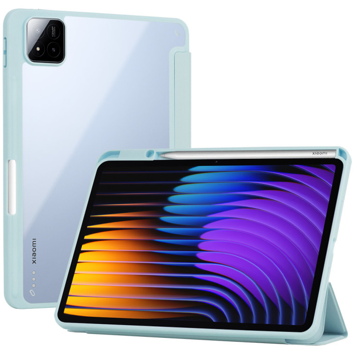 Чехол Galeo Hybrid Case with Stylus Holder для Xiaomi Pad 7 / Pad 7 Pro 11.2" Light Blue