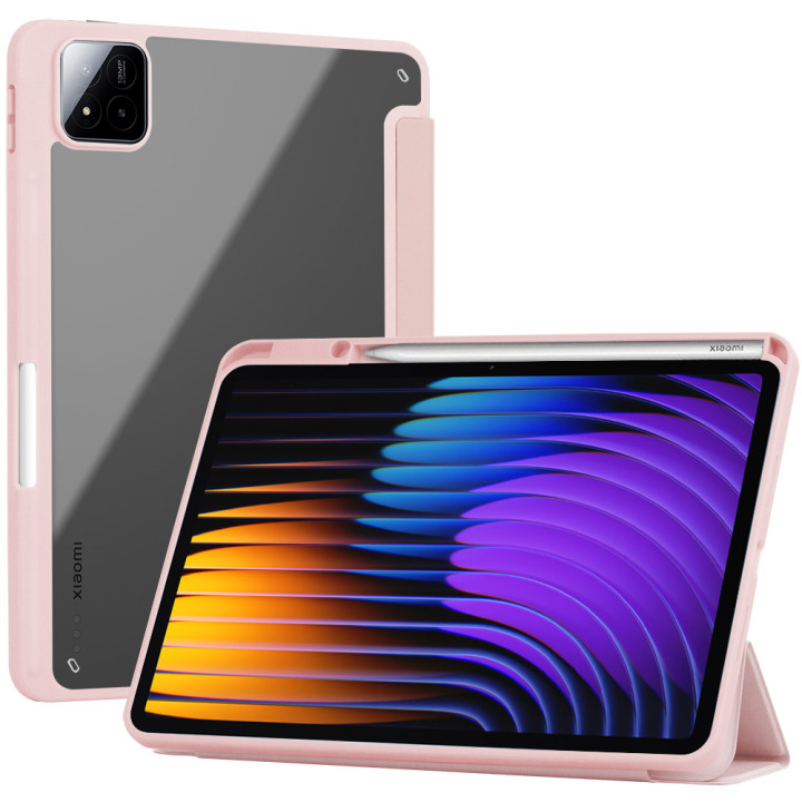 Чехол Galeo Hybrid Case with Stylus Holder для Xiaomi Pad 7 / Pad 7 Pro 11.2" Powder Pink