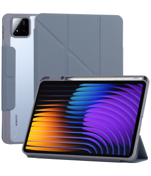 Чехол Galeo Hybrid Origami with Stylus Holder для Xiaomi Pad 7 / Pad 7 Pro 11.2" Heather Grey