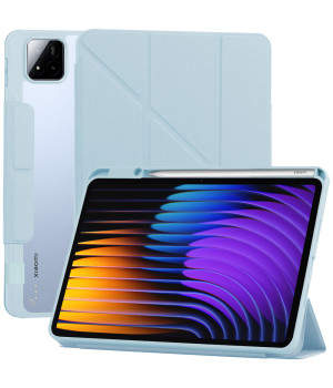 Чехол Galeo Hybrid Origami with Stylus Holder для Xiaomi Pad 7 / Pad 7 Pro 11.2" Light Blue