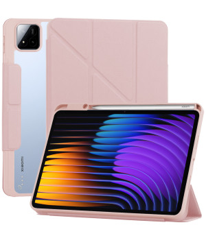 Чехол Galeo Hybrid Origami with Stylus Holder для Xiaomi Pad 7 / Pad 7 Pro 11.2" Powder Pink