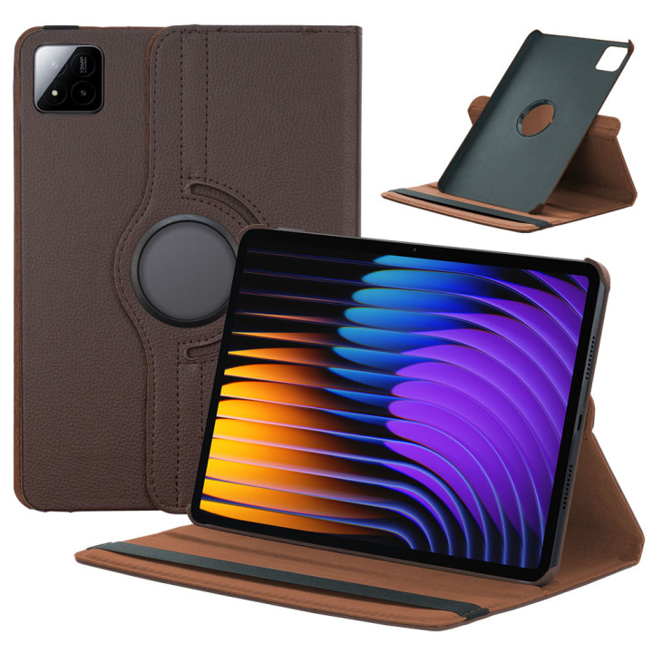 Поворотный чехол Galeo для Xiaomi Pad 7 / Pad 7 Pro 11.2" Brown