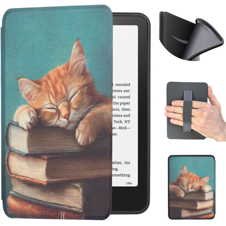 Чохол Galeo TPU with Handstrap для Amazon Kindle Paperwhite 12th Gen / Kindle Colorsoft Kitten