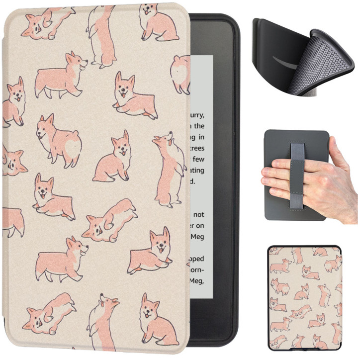 Чохол Galeo TPU with Handstrap для Amazon Kindle Paperwhite 10th Gen (2018) Corgi
