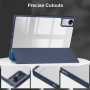 Чехол Galeo Hybrid Case with Stylus Holder для Xiaomi Redmi Pad SE 11" Blue Marble