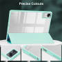 Чехол Galeo Hybrid Case with Stylus Holder для Xiaomi Redmi Pad SE 11" Green Marble