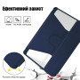 Чехол с bluetooth клавиатурой для Xaiomi Pad 7 / Pad 7 Pro 11.2" (En+Ua+Ru) Galeo Rotating Navy Blue