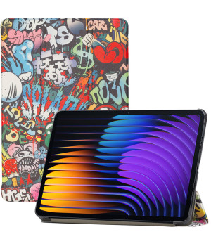 Чехол Galeo Slimline Print для Xiaomi Pad 7 / Pad 7 Pro 11.2" Graffiti