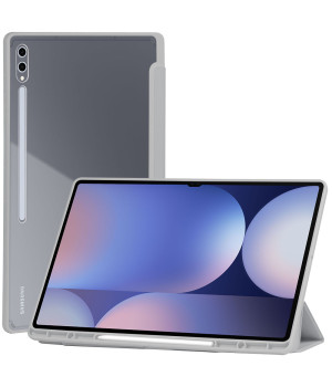Чехол Galeo Hybrid Case with S-Pen Holder для Samsung Galaxy Tab S10 Ultra/S9 Ultra 14.6" Grey