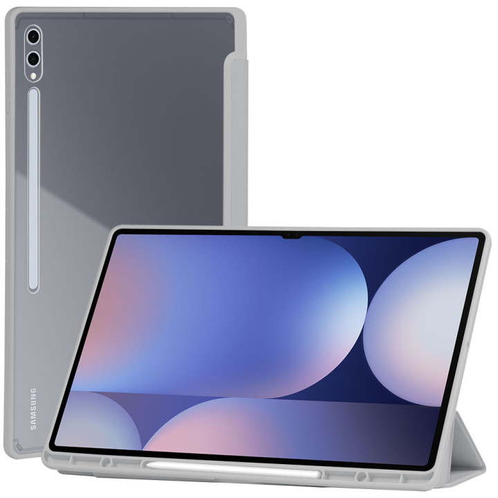 Чохол Galeo Hybrid Case with S-Pen Holder для Samsung Galaxy Tab S10 Ultra/S9 Ultra 14.6" Grey