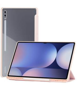 Чехол Galeo Hybrid Case with S-Pen Holder для Samsung Galaxy Tab S10 Ultra/S9 Ultra 14.6" Pink