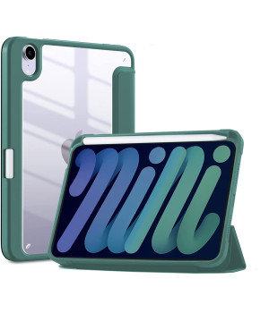 Чохол ZOYU Hybrid Case with Pencil Holder для Apple iPad mini 6 (2021) / mini 7 (2024) Dark Green