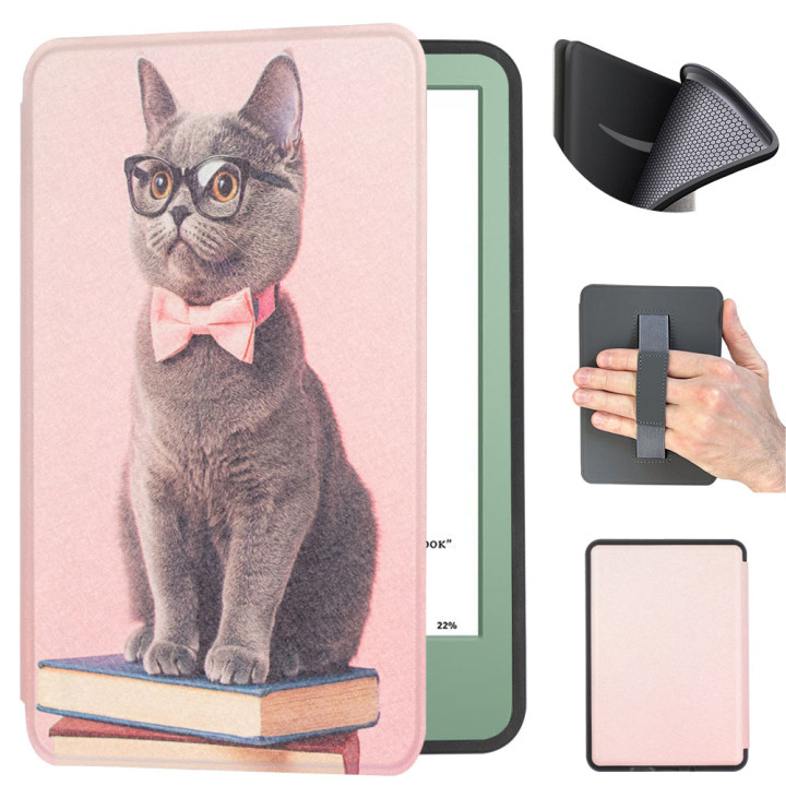Чехол Galeo TPU with Handstrap для Amazon Kindle 11th Gen (2022/2024) 6.0" Cat