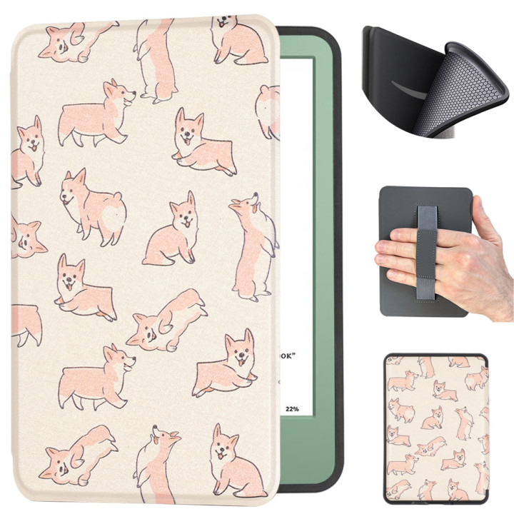 Чохол Galeo TPU with Handstrap для Amazon Kindle 11th Gen (2022/2024) 6.0" Corgi