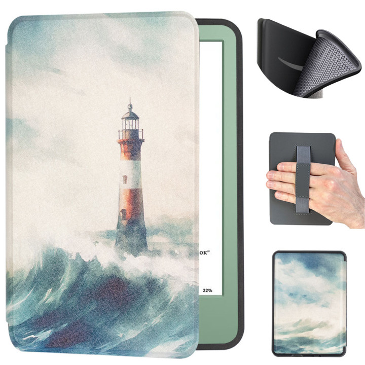 Чехол Galeo TPU with Handstrap для Amazon Kindle 11th Gen (2022/2024) 6.0" Lighthouse