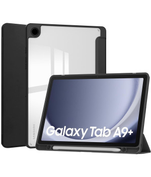 Чехол Galeo Hybrid Case with S-Pen Holder для Samsung Galaxy Tab A9 Plus SM-X210, SM-X216 Black