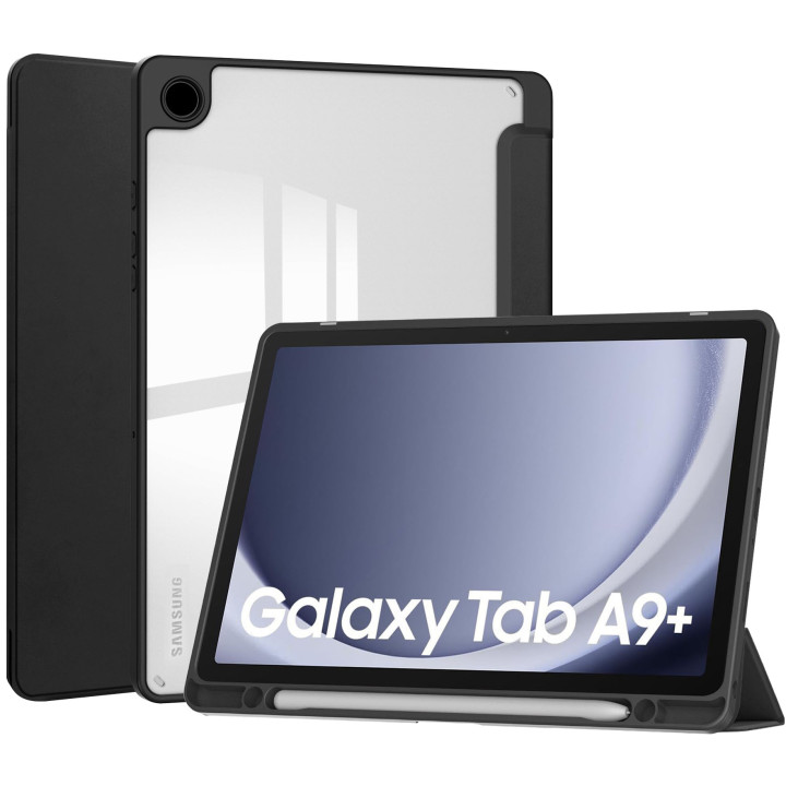 Чехол Galeo Hybrid Case with S-Pen Holder для Samsung Galaxy Tab A9 Plus SM-X210, SM-X216 Black