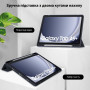 Чехол Galeo Hybrid Case with S-Pen Holder для Samsung Galaxy Tab A9 Plus SM-X210, SM-X216 Navy Blue