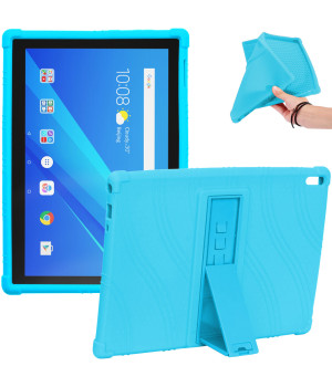 Силіконовий чохол Galeo для Lenovo Tab 4 10 TB-X304 / Tab 4 10 Plus TB-X704 Blue