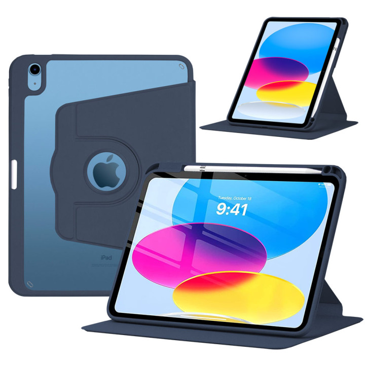 Чехол Galeo Hybrid Rotating Stand для Apple iPad 11 (2025) / iPad 10 (2022) 10.9"  Navy Blue