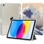 Чехол Galeo Hybrid with Pencil Holder для iPad 11 (2025) / iPad 10 10.9" (2022) Great Wave