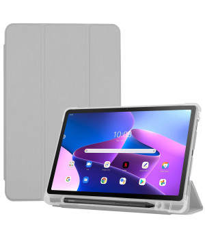 Чохол Galeo TPU Trifold with Stylus Holder для Lenovo Tab M10 Plus 3rd Gen TB-125, TB-128 Grey
