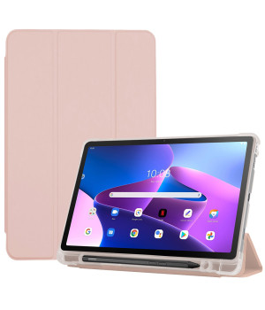 Чохол Galeo TPU Trifold with Stylus Holder для Lenovo Tab M10 Plus 3rd Gen TB-125, TB-128 Pink