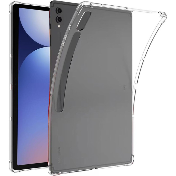 TPU чохол Galeo Anti-Shock для Samsung Galaxy Tab S10+/S9+ 12.4" Transparent