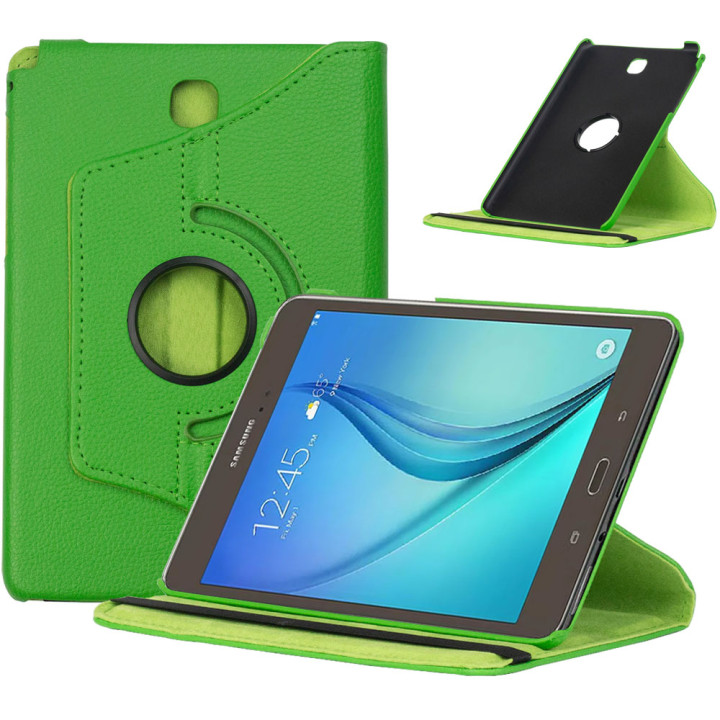 Поворотный чехол-подставка для Samsung Galaxy Tab A 8.0 SM-T350, SM-T355 Green