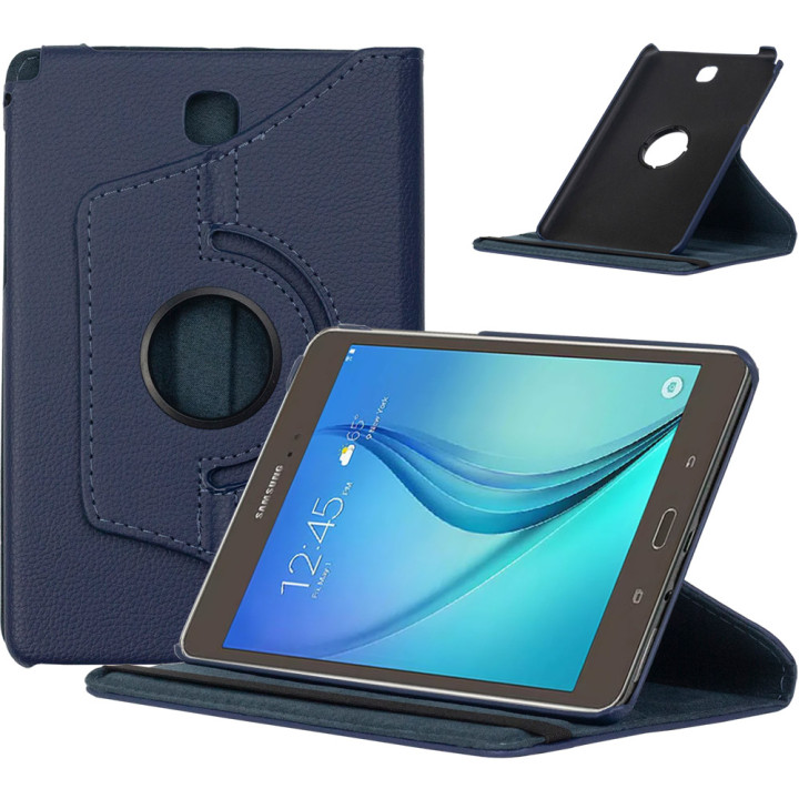 Поворотный чехол-подставка для Samsung Galaxy Tab A 8.0 SM-T350, SM-T355 Navy Blue