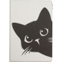 Чохол Galeo TPU Print з відсіком для стилуса для Lenovo Idea Tab Pro 12.7" TB373FU Black Cat