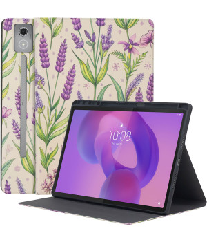 Чохол Galeo TPU Print з відсіком для стилуса для Lenovo Idea Tab Pro 12.7" TB373FU Lavender