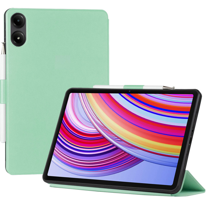 Чохол Galeo TPU Trifold для Redmi Pad Pro 12.1" / Xiaomi Poco Pad (2024) Mint