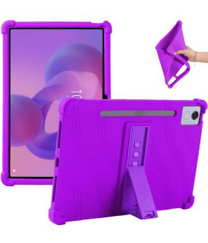 Силіконовий чохол з підставкою для Lenovo Idea Tab Pro 12.7" TB373FU Purple