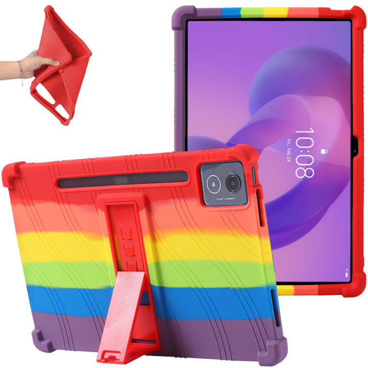 Силіконовий чохол з підставкою для Lenovo Idea Tab Pro 12.7" TB373FU Rainbow