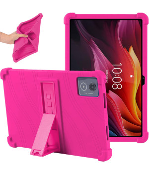 Силіконовий чохол з підставкою для Lenovo Tab K11 Plus 11.45" TB352FU Hotpink