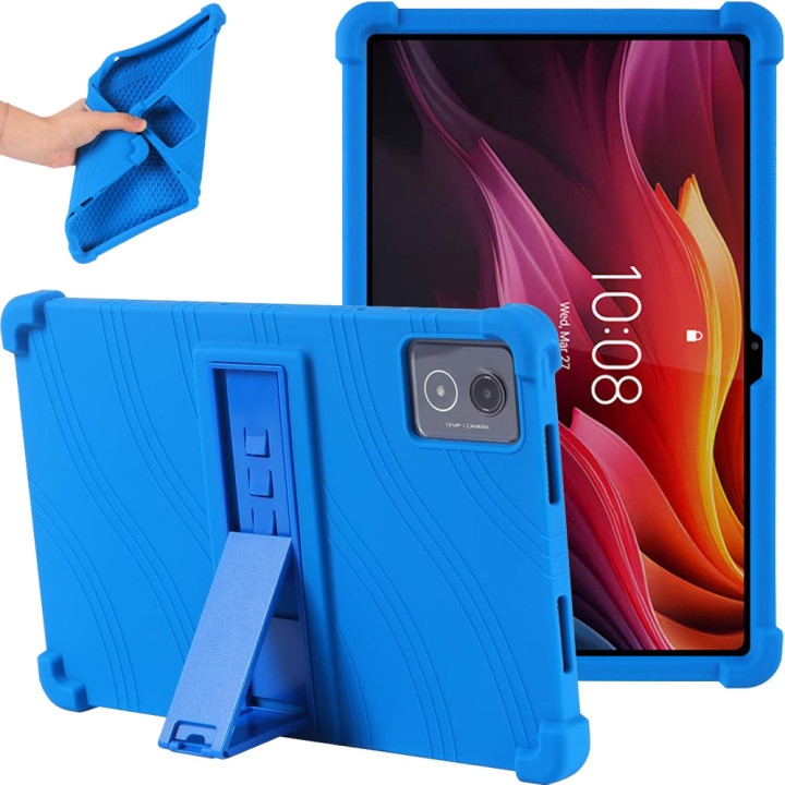 Силиконовый чехол с подставкой для Lenovo Tab K11 Plus 11.45" TB352FU Navy Blue