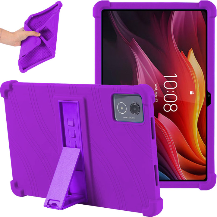 Силиконовый чехол с подставкой для Lenovo Tab K11 Plus 11.45" TB352FU Purple