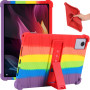 Силиконовый чехол с подставкой для Lenovo Tab K11 Plus 11.45" TB352FU Rainbow