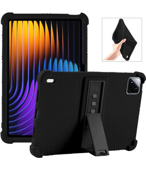 Силіконовий чохол з підставкою Galeo для Xiaomi Pad 7 / Pad 7 Pro 11.2" Black
