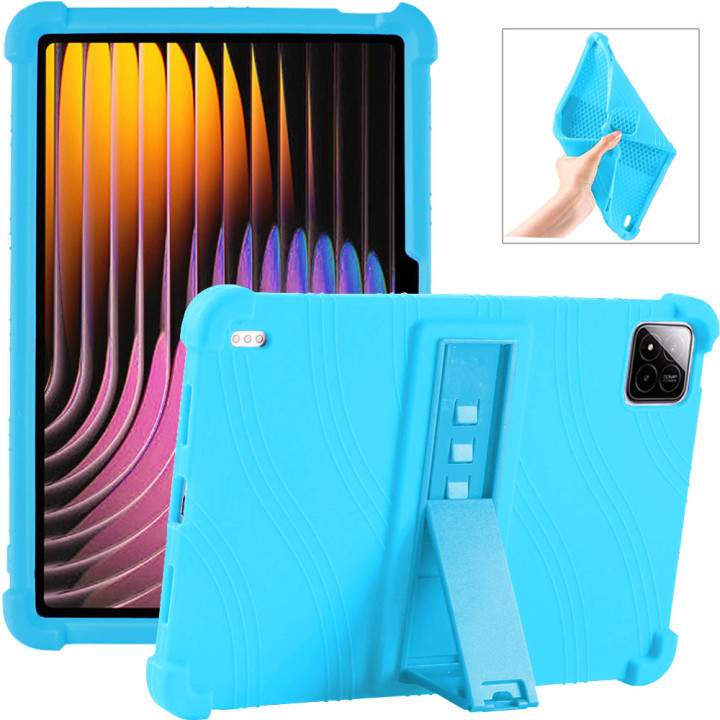 Силіконовий чохол з підставкою Galeo для Xiaomi Pad 7 / Pad 7 Pro 11.2" Blue