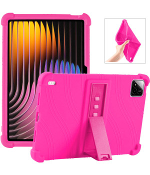 Силіконовий чохол з підставкою Galeo для Xiaomi Pad 7 / Pad 7 Pro 11.2" Hotpink