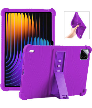 Силіконовий чохол з підставкою Galeo для Xiaomi Pad 7 / Pad 7 Pro 11.2" Purple