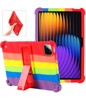 Силіконовий чохол з підставкою Galeo для Xiaomi Pad 7 / Pad 7 Pro 11.2" Rainbow